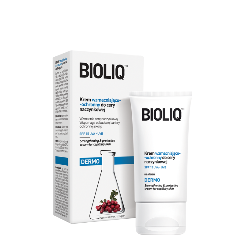 BIOLIQ DERMO Krem kojąco-wzmacniający naczynkowej