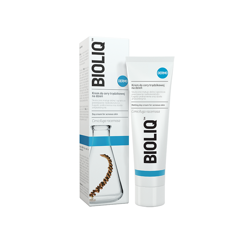 BIOLIQ DERMO krem do cery trądzikowej na dzień