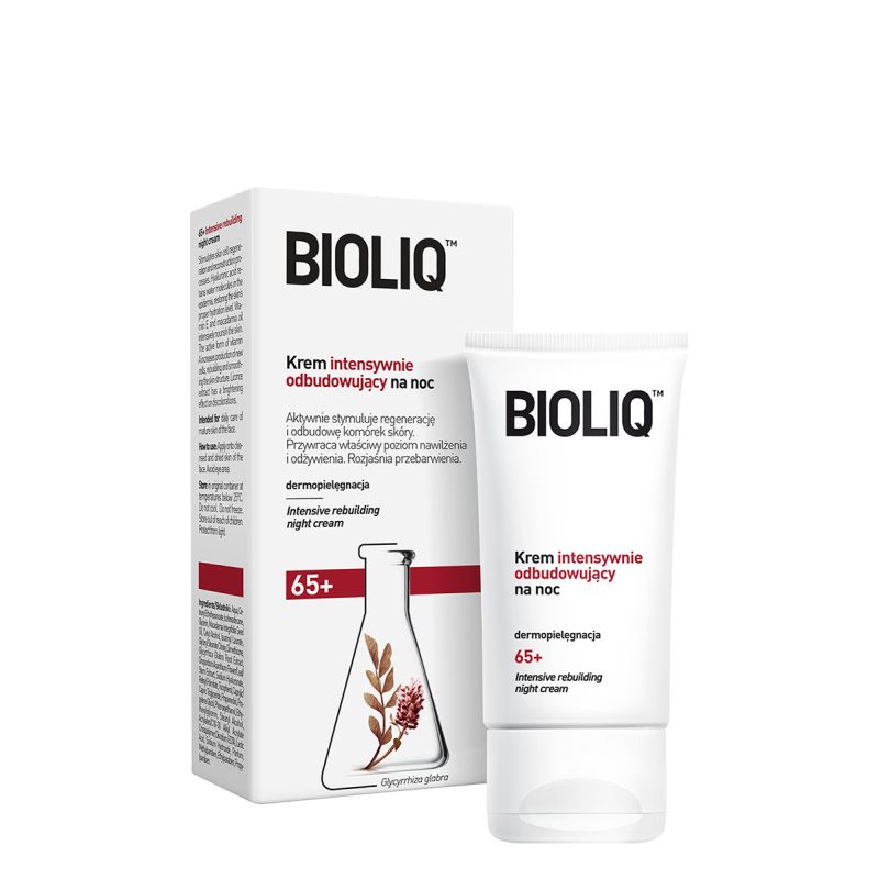 BIOLIQ 65+ Krem intensywnie odbudowujący na noc